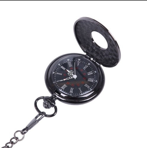 Reloj de Bolsillo Clásico con Grabado de Encaje Romano - Image 7