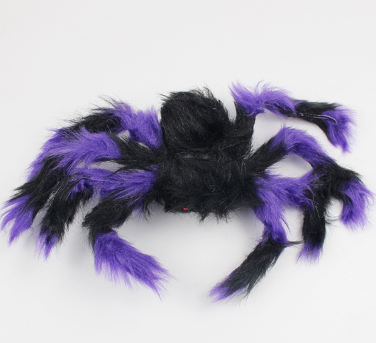 Decoración Halloween Araña de Peluche con Telaraña - Image 7