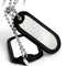 Collar Militar Hombre Acero Titanio - Pendiente Resistente y Elegante