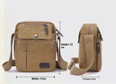 Bolsa Crossbody de Lona Estilo Coreano - Compacta y Versátil - Image 17