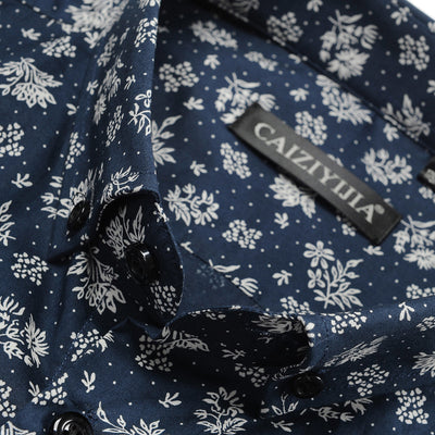 Camisa Casual Slim Fit con Estampado Moderno para Hombre - Image 6
