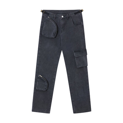 Jeans Casuales Holgados de Corte Recto para Hombre - Image 5