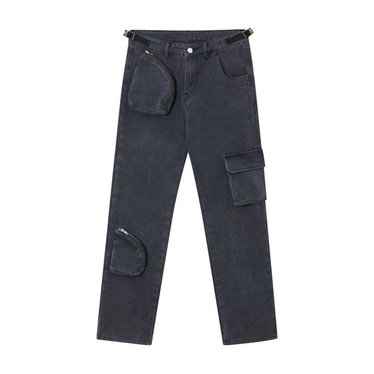 Jeans Casuales Holgados de Corte Recto para Hombre - Image 5