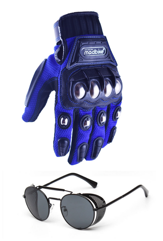 Set de Guantes y Gafas para Motocicleta - Protección Total - Image 3