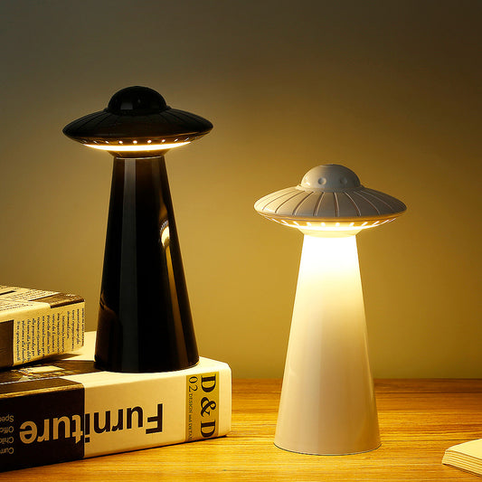 Lámpara de Escritorio UFO con Carga Inalámbrica y Luz Nocturna