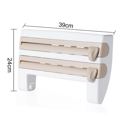 Organizador de Cocina Multiusos con Cortador de Film Adhesivo y Portarrollos - Image 11