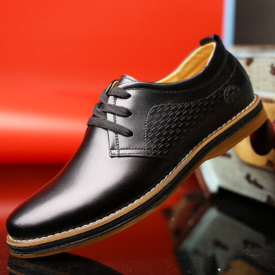 Zapatos de Cuero Artesanales para Hombre con Punta Redonda y Cordones - Image 12