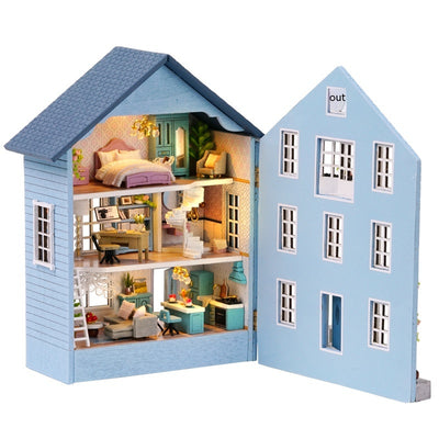 Miniatura de Casa Artesanal de Madera - Colección Adorable para Decorar - Image 14