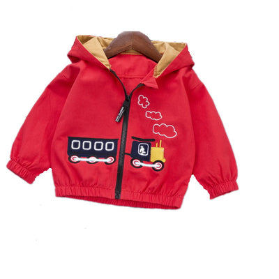 Chaqueta Infantil Estampado Tren - Image 4