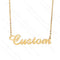 Colar, Anel, Brinco Personalizados Colar Dourado