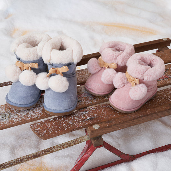Botas de Nieve para Bebé Niña - Abrigo Cálido Premium