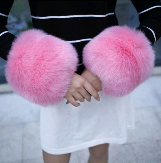Guantes con Puños de Piel Sintética - Mangas Térmicas Impermeables - Image 4