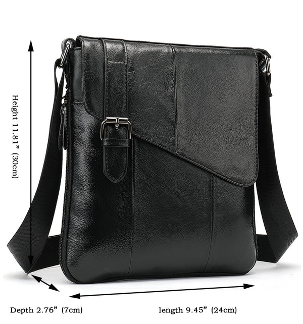 Bolso de Cuero Genuino para Hombro - Piel Flor de Res - Image 5