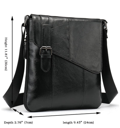 Bolso de Cuero Genuino para Hombro - Piel Flor de Res - Image 5