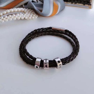 Pulsera de Plata 925 Personalizable con Letras - Image 2