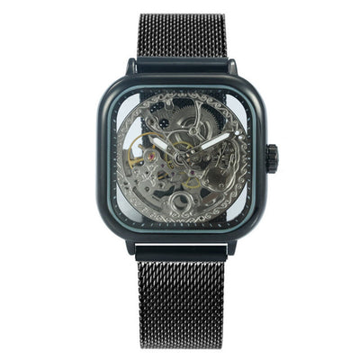 Reloj Automático Cuadrado para Hombre - Movimiento Mecánico de Precisión - Image 4