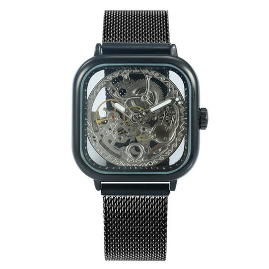 Reloj Automático Cuadrado para Hombre - Movimiento Mecánico de Precisión - Image 4