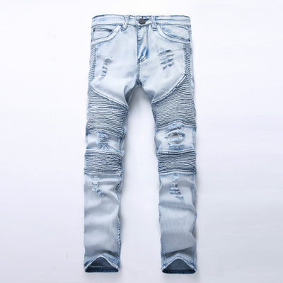 Pantalones con Textura Arrugada