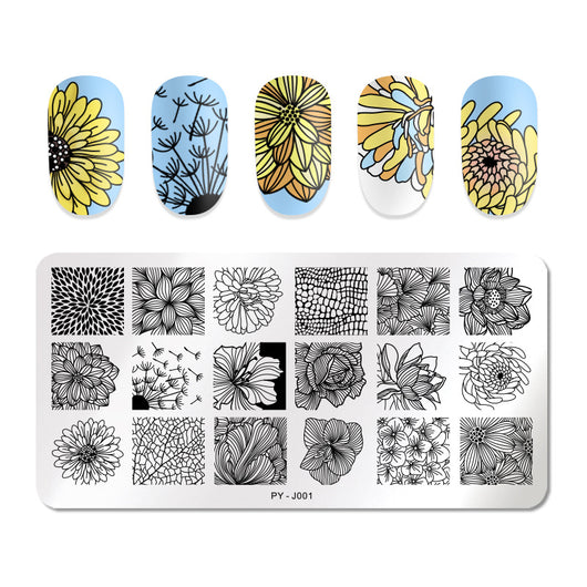 Plantilla de Estampado para Uñas - Kit Profesional de Transferencia - Image 17