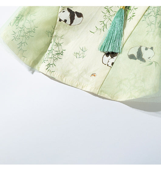 Falda Pareja Estilo Chino Panda y Bambú para Gatos Sin Pelo - Image 11