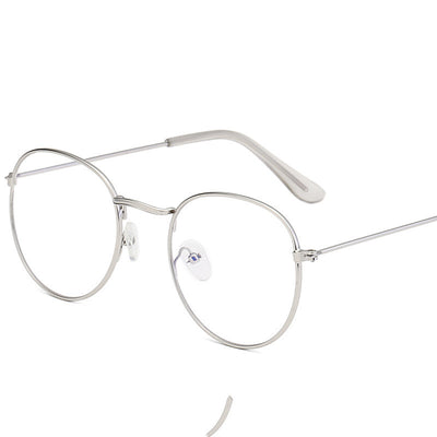 Gafas Retro Coreanas de Marco Pequeño con Espejo Plano y Metal - Image 4