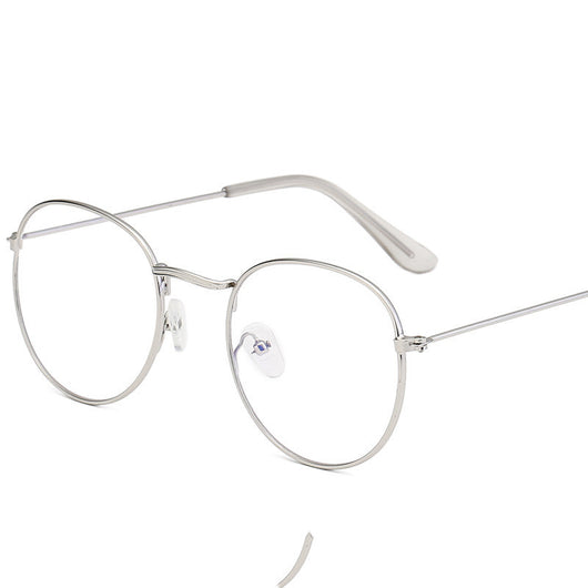 Gafas Retro Coreanas de Marco Pequeño con Espejo Plano y Metal - Image 4