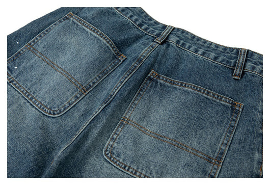 Jeans Rectos Holgados Lavados para Primavera - Versátiles y Cómodos - Image 24