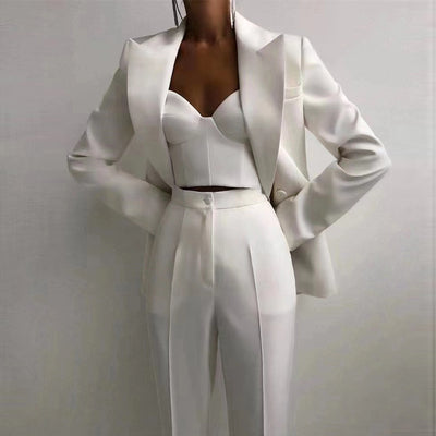Traje Ejecutivo Mujer Cómodo para Oficina y Viajes - Image 10