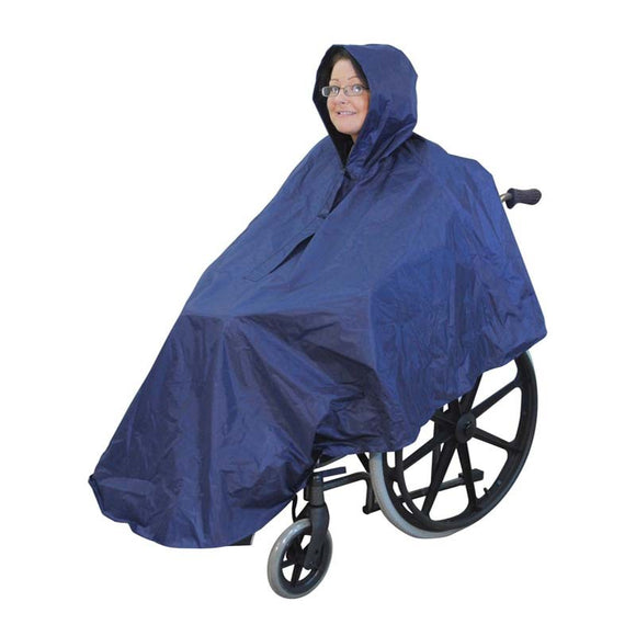 Poncho Impermeável Refletivo para Cadeira de Rodas e Scooter de Mobilidade