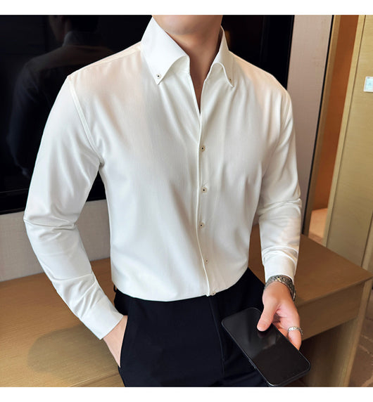 Camisa Denim de Manga Larga para Hombre - Image 20