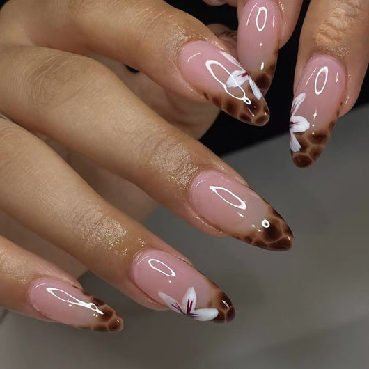 Uñas Postizas Francesas Mariposa Púrpura con Borde Negro - Stickers de Uñas Premium - Image 40