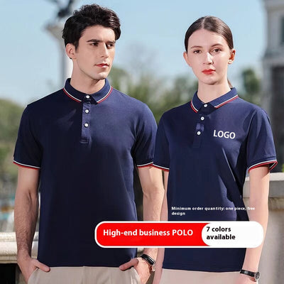 Camisa de Verano con Cuello Bordado de Manga Corta