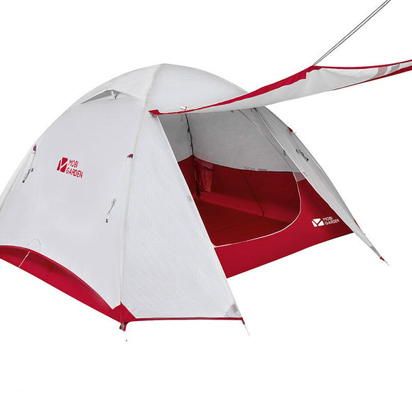 Tienda de Campaña Alpinista 3 Estaciones con Doble Techo, Marco de Aluminio Resistente a Viento y Lluvia