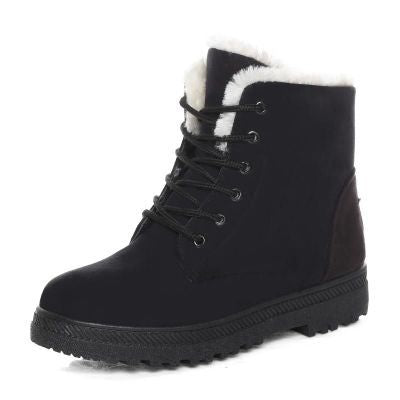 Botas Invierno Mujer Talla Grande Algodón Impermeables Nieve