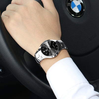 Reloj de Acero Tungsteno para Hombre - Cuarzo Resistente - Image 3
