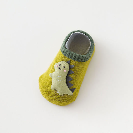Calcetines Térmicos Gruesos para Bebé y Niño - Diseños Adorables de Dinosaurio, Conejo y Muñecas - Image 3
