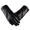 Guantes de Cuero PU para Mujer con Encaje y Botones