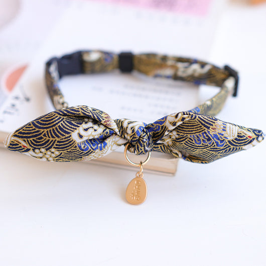 Collar Festivo para Mascotas con Lazo y Campana - Gato, Cachorro y Conejo - Image 10