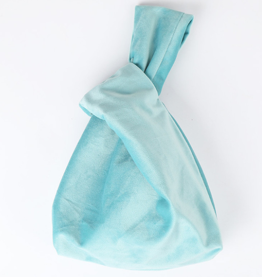 Bolso de Mano Seda Satinada con Nudo - Image 15