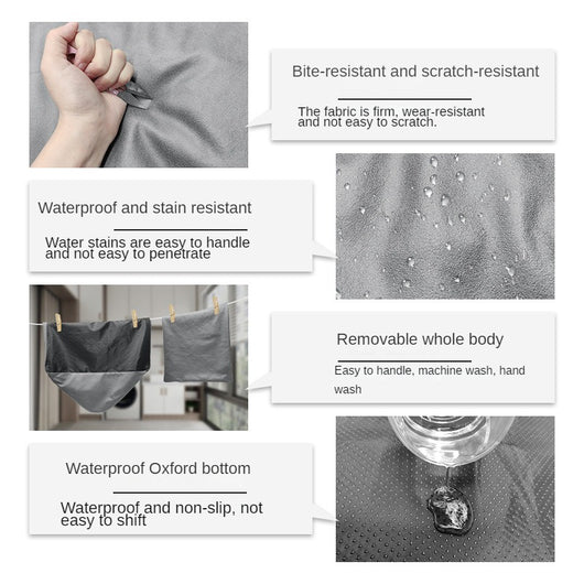 Cama Impermeable para Mascotas - Sofá Nido de Cuero Sintético Premium - Image 10