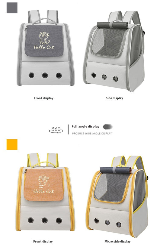 Mochila Transportadora Plegable para Gatos - Diseño Doble Respaldo Transpirable - Image 15