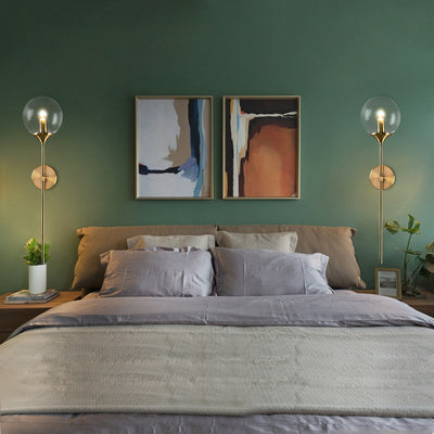 Lámpara de Pared de Vidrio Minimalista para Dormitorio - Image 3