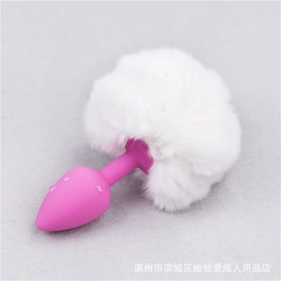Plug Anal con Cola de Conejo de Cabello Real para uso en Ecuador - Image 12