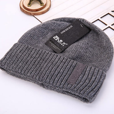 Gorro de Lana Grueso Doble Capa para Hombre con Terciopelo Premium - Image 3