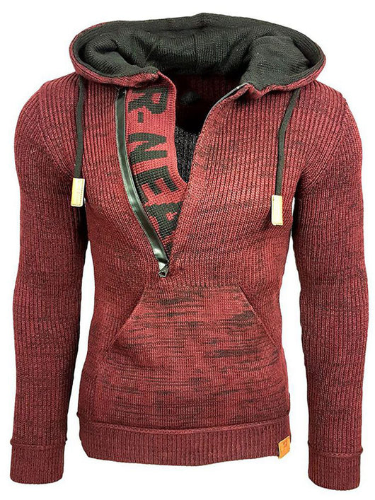 Suéter Hoodie Multicolor con Capucha - Pullover Cálido de Manga Larga - Image 9
