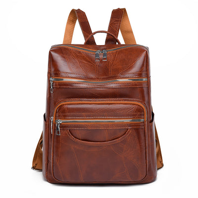 Mochila de Cuero PU para Mujer de Gran Capacidad - Image 5
