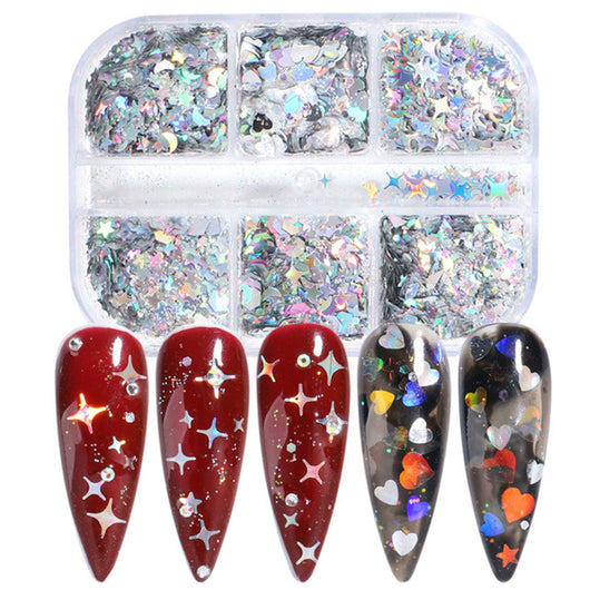 Lentejuelas de Polvo Edelweiss Translúcidas y Reflectantes para Uñas - Image 27