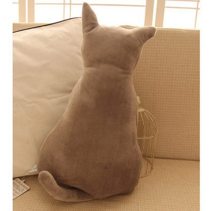 Almohada con Diseño de Gato de Espaldas