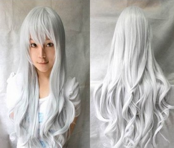 Peluca Rizada de Seda Térmica 80cm - Cabello Largo y Voluminoso - Image 7