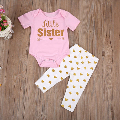 Conjunto de Dos Piezas Letter Sisters para Bebé - Image 5
